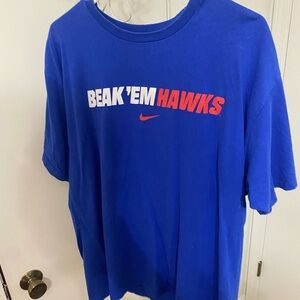 Y2K Nike Blue Kansas Vintage Shirt